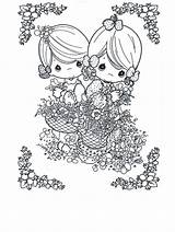 Precious Moments Creation Coloring Pages sketch template