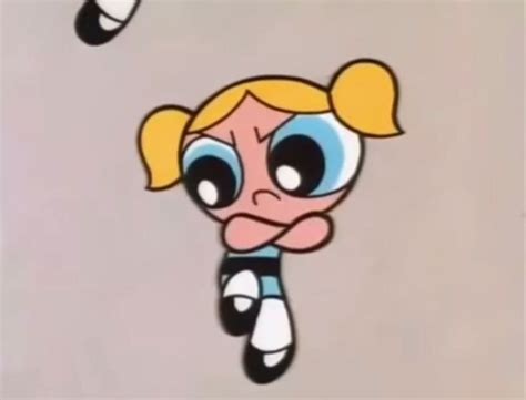 when I get angry I don't want to talk to anyone . #bubbles... - cartoonfile | Powerpuff girls ...