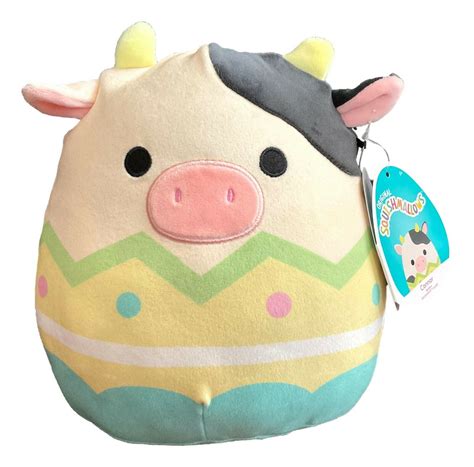 Squishmallows 2022 Connor The Cow In Easter Egg Spring 8 Inch Plush - Walmart.com