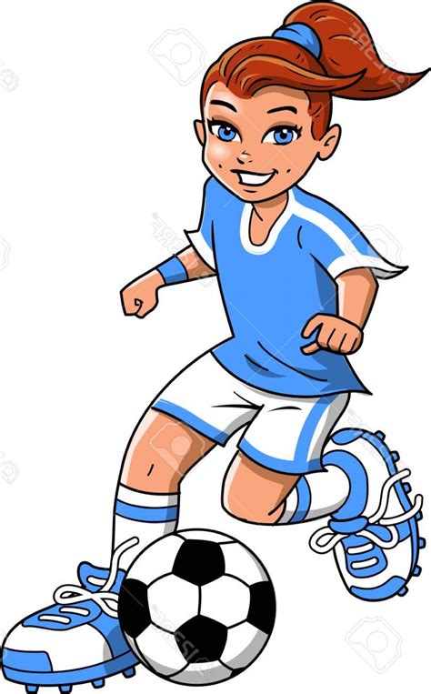 Soccer Girl Vector at Vectorified.com | Collection of Soccer Girl Vector free for personal use
