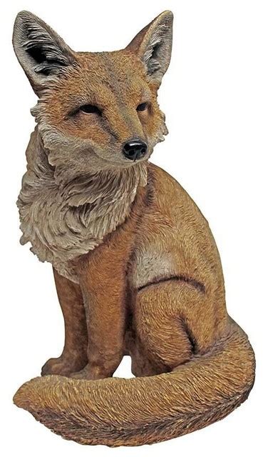 Fox Garden Statue Sculpture - Contemporary - Garden Statues And Yard ...