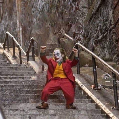 Mini Joker Dancing on Stairs Template (Cropped) | Mini Joker | Joker meme, Funny car memes ...