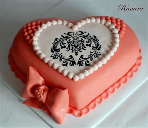 Heart Shaped Birthday Cake - CakeCentral.com