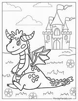Dragon Coloring Pages For Kids sketch template