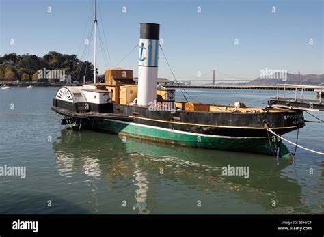 "Eppleton Hall" an old sidepaddle tugboat on display at the Maritime ...