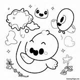 Whimsical Leap Day Characters Coloring Page  Pagescom sketch template