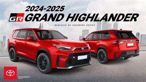 All New Toyota Grand Highlander Xse 2024 2025 Redesign Digimods ...