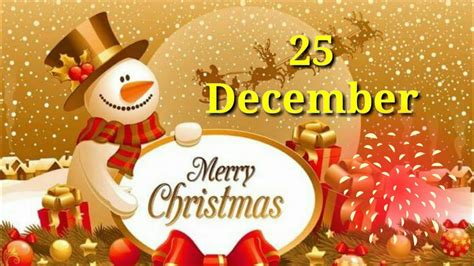 25 December Merry Christmas | Merry Christmas 2019 Wish you New Whatsapp Status - YouTube