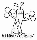 Sudowoodo coloring Page sketch template