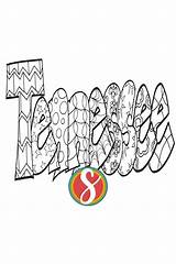 Free Tennessee Coloring Pages — Stevie Doodles sketch template
