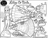 Marisole Monday Paper Doll Coloring Pages sketch template