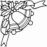 christmas bells coloring 546291 sketch template
