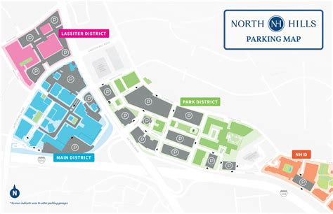 North Hills Parking Map, Lots, & Garages - North Hills