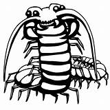 Millipede Coloring Pages sketch template