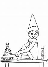 Free Printable Elf On The Shelf Coloring Pages  Tulamama sketch template