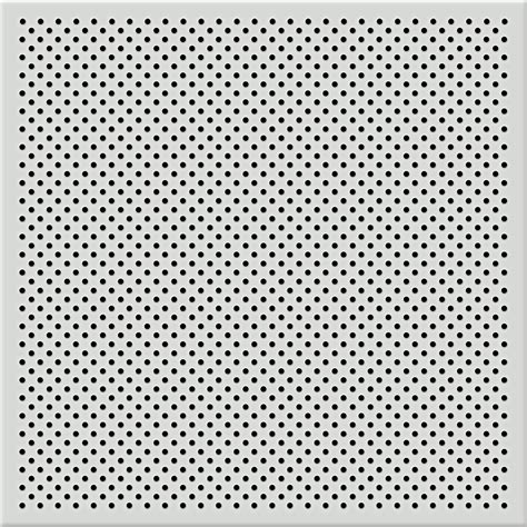 TopTile White 2 ft. x 2 ft. Perforated Metal Ceiling Tiles (Case of 10)-HCW55108 - The Home Depot