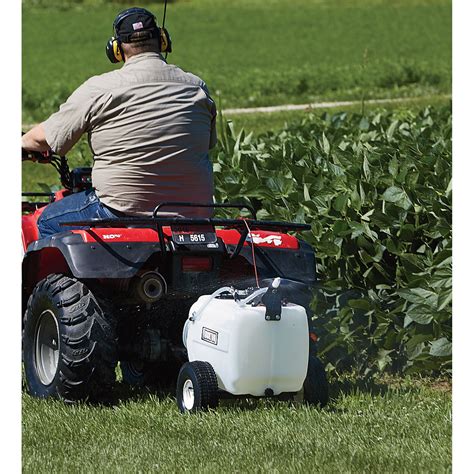 Ironton Tow-Behind Broadcast and Spot Sprayer 13 Gallon, 1 GPM, 12 Volt DC | Trailer Sprayers ...