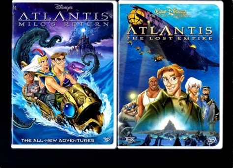 DISNEY CLASSIC LOT Atlantis The Lost Empire Dvd & Atlantis Milo's Return Dvd £9.50 - PicClick UK