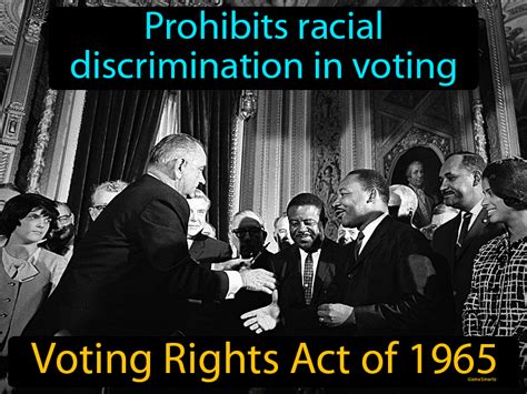 Voting Rights Act Of 1965 Definition & Image | GameSmartz