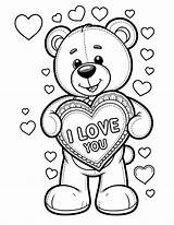 Free Printable Teddy Bear Coloring Pages sketch template