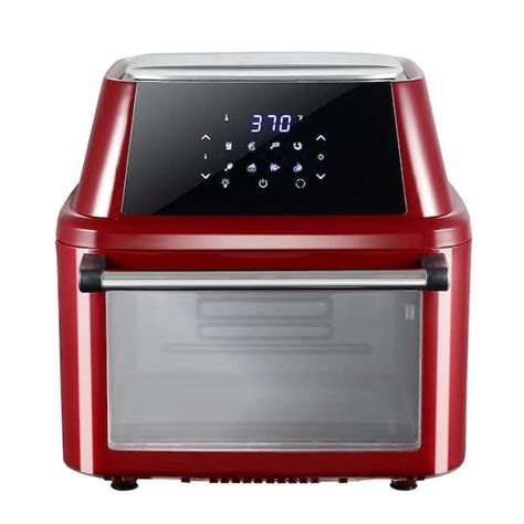 Winado 16.9 Qt. Red Electric Air Fryer with 8-Accessories 364660655520 - The Home Depot