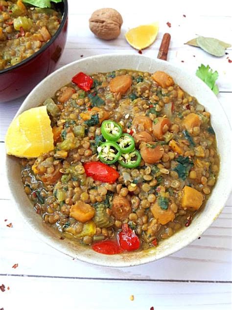 Moroccan Lentil Stew - Instant Pot - Profusion Curry