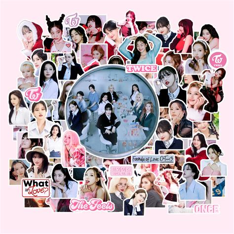 Buy 100PCS Twice Stickers Pack Twice Formula of Love: O+T=