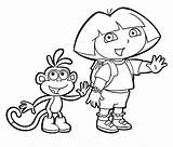 Dora Coloring Pages Printable sketch template