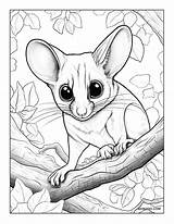 Sugar Glider Coloring Pages Printable – Shinzoocom sketch template