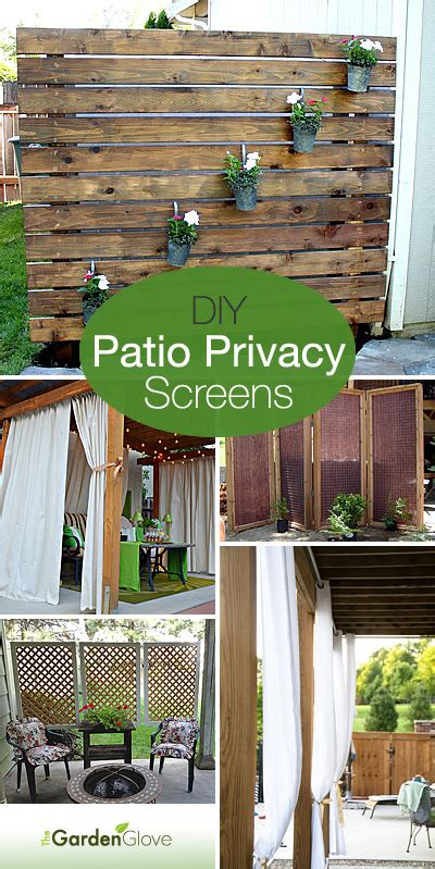 DIY Patio Privacy Screens • The Garden Glove