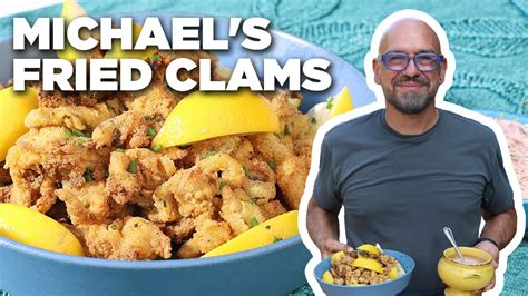 Michael Symon's Fried Clams with Tartar Dipping Sauce | Symon Dinner's Cooking Out | Food ...