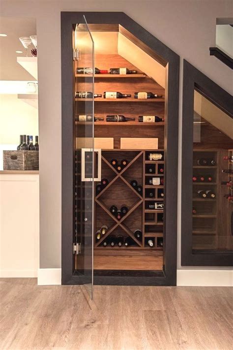 37 Clever Ideas to Make Use of Your Under Stairs | Home wine cellars ...