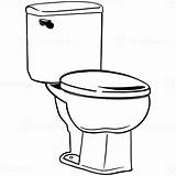 Flush Toilet Page Coloring Pages sketch template