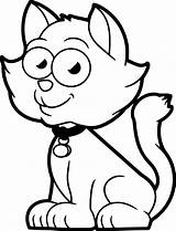 Cat Cartoon Coloring Pages At GetColoringscom  Free Printable sketch template