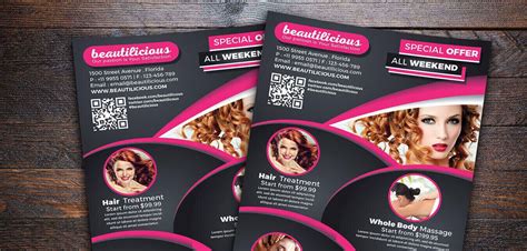 Beauty Salon Brochure Design Starts @ $99 - Sprak Design | Brochure design, Brochure format ...