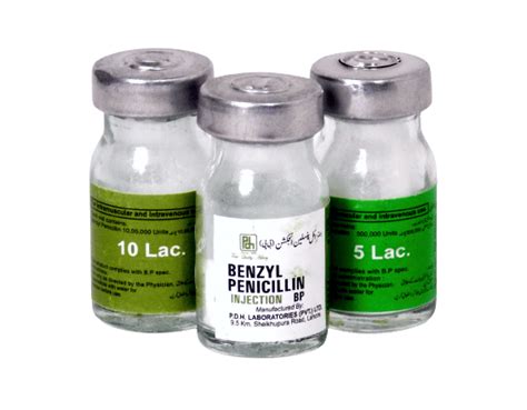 BENZYL PENICILLIN 5 lac & 10 lac – PDH LABORATORIES (PVT) LIMITED