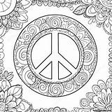 Doodle Peace Sign Coloring Page  Pagescom sketch template