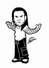 Wwe Seth Rollins Coloring Pages Coloring sketch template