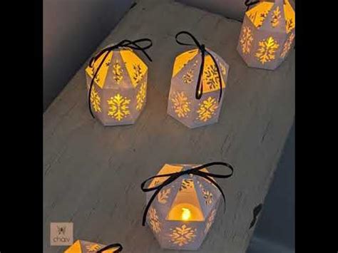 Preview Video, DIY Christmas Lantern, Christmas Decoration Idea, Christmas Craft - YouTube