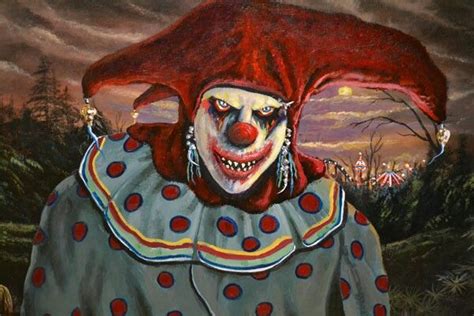 Pin by Guy Forzstek on CREEPY CLOWNS | Creepy carnival, Clown paintings ...