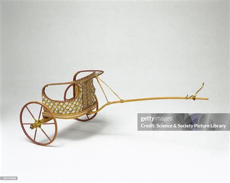 Scale model. Chariots originated in Mesopotamia in around 3000 BC,... News Photo - Getty Images