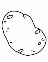 Potato Coloring Pages Free Printable PDF sketch template