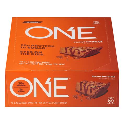 Save on ONE Protein Bar Peanut Butter Pie Gluten Free - 12 ct Order Online Delivery | Giant