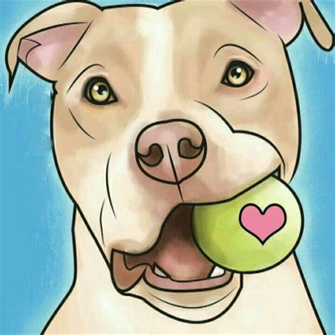 Pin by lili amaya on gatichiissฅ'ω'ฅ | Cute dog drawing, Pitbull art ...