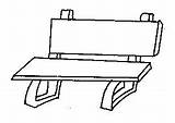 BENCH COLORING PAGES sketch template