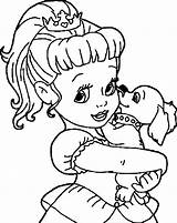 Coloriage Petite Fille à Imprimer sketch template