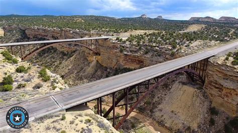 Eagle Canyon Bridge I-70 Utah by Drone - YouTube