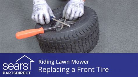 Riding Lawn Mower Tire Repair