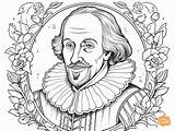 Shakespeare Coloring Page For Adults  Free Printable Pages sketch template