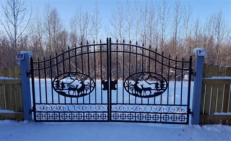 NEW DRIVEWAY WROUGHT IRON ORNAMENTAL ENTRANCE GATE 20 FT 16FT 14 FT – Uncle Wiener's Wholesale